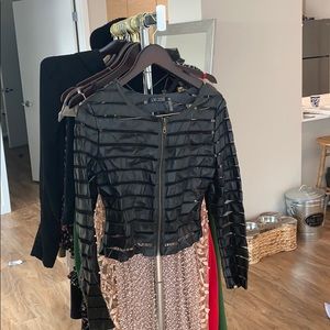 Coolest (faux) Cropped Leather Jacket